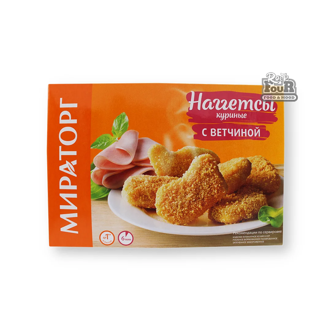 Chicken nuggets with ham "Miratorg" 300g